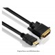 DVI-D M / HDMI AM Adapterkabel, 1m_4668