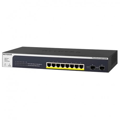 Netgear Smart Switch  8-Port, Rack, PoE+, SFP_4849