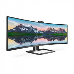 Philips LED 499P9H, 49",HDMI, DP, USB-C, Curved_5168